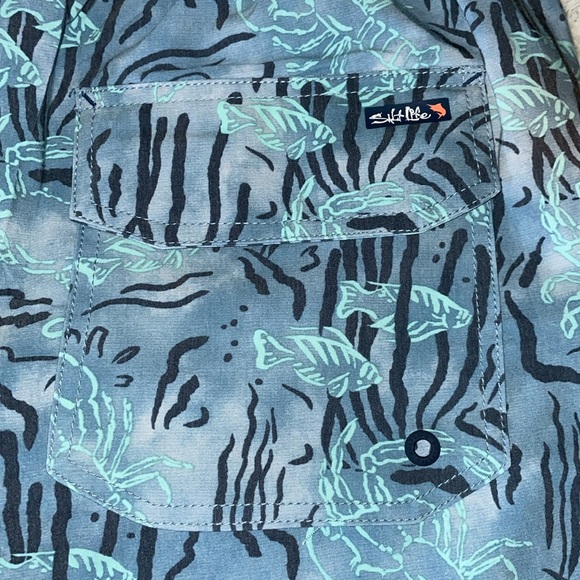 NWT SALT LIFE MENS XL Swim Trunks. - Picture 5 of 7